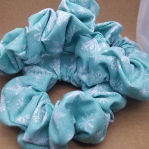 Snowflake Handmade Scrunchie
